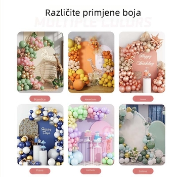 Visokoelastična pokriva za svadbenu lukicu, pozadina za rođendanske proslave i fotografiranje, polukružna pozadina