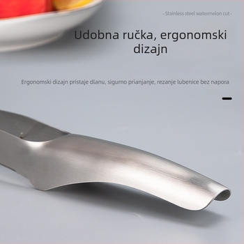 Alat za rezanje lubenice s poboljšanom ručkom — nož za sjeckanje lubenice i voćne kockice
