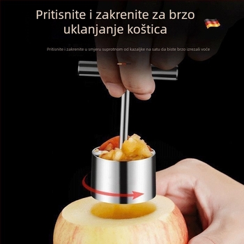 Nehrđajući čelik – alat za uklanjanje središta voća i bušenje voća, za kruške i jabuke