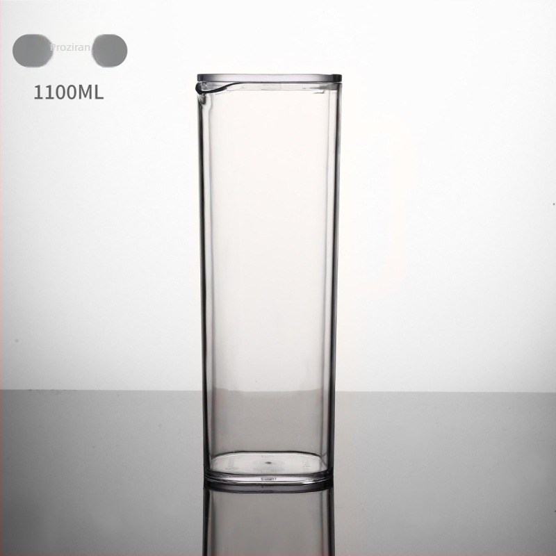 Akrilna boca za hladnu vodu, otporna na visoke temperature, veliki kapacitet, PC plast, moderan minimalistički dizajn za dom ili restoran