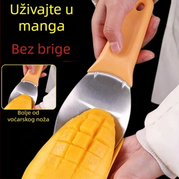 Alat za sjeckanje manga na kockice i dinje na kockice, nož za guljenje, žličica za voće i odjeljivač voća
