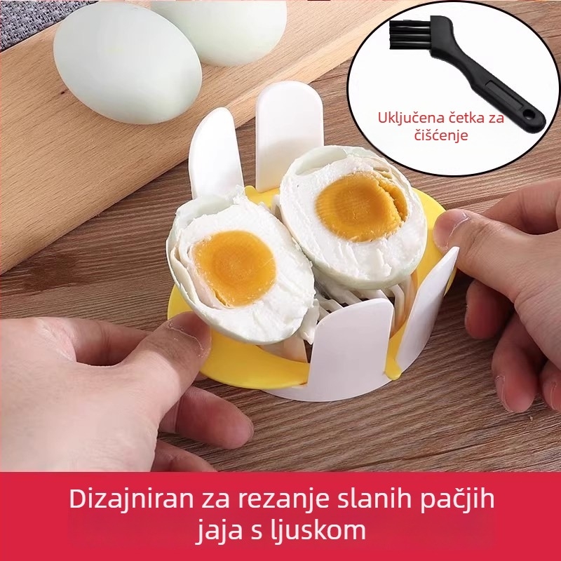 Kućni i komercijalni rezač jaja, višenamjenski rezač jaja s funkcijom rezanja na polovice