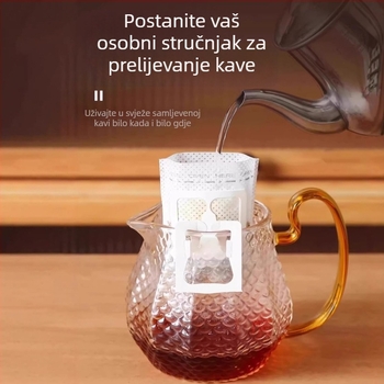 Vrećice za drip kavu s filtrnim papirom, debeli materijal, kvaliteta hrane