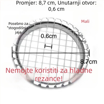 Ručni višestruki kuhinjski rezač za rezanje povrća na trakice i rezanje jaja