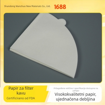 Jednokratni konični papir za filter za kapljački aparat i ručno pripremljenu kavu