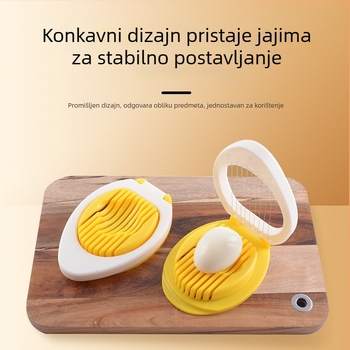 Višenamjenski rezač jaja – Kreativni rezač jaja s dijeličem