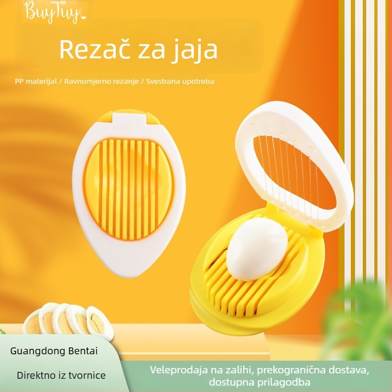 Višenamjenski rezač jaja – Kreativni rezač jaja s dijeličem