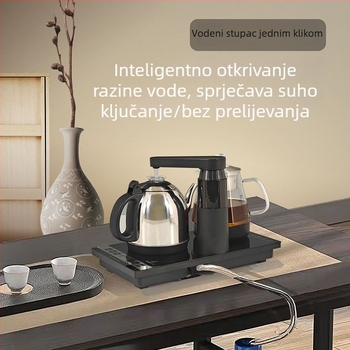 Pametni potpuno automatski električni čajnik s dovodom vode i ugrađenom kućnom čajnom stolom