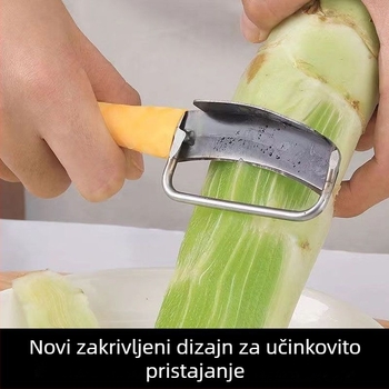 Nehrđajući oguljivač za salatu i povrće – višenamjenski kuhinjski oguljivač za tikvu i povrće