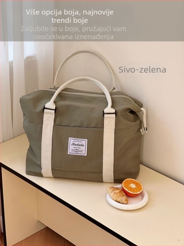 Putna torba velikog kapaciteta za jogu i fitness, lagana kabinska torba za poslovna putovanja, kompatibilna s teleskopskom ručkom, torba za majčinstvo i tote stil