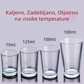 Set čaša od kaljenog stakla za kućnu uporabu: male čašice za shot, čaše za pivo i čaše za vodu
