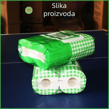 Kuhinjski papir za apsorpciju ulja i vode, losos boje, pogodan za pečenje i prženje, kutija od 12 rolni