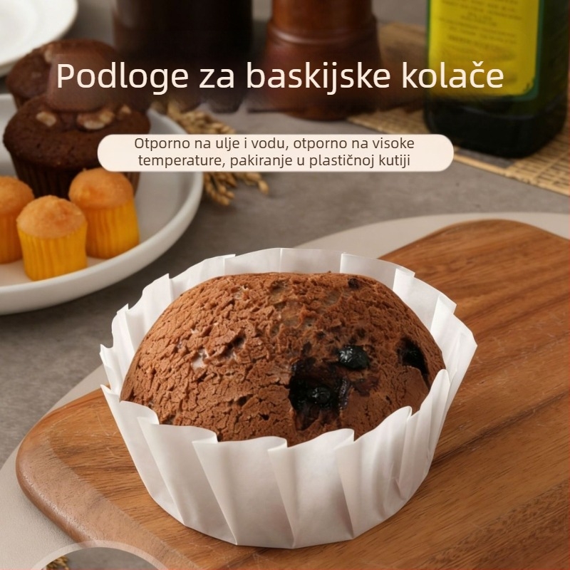 Basque stil papira za pečenje za kalupe za torte, veličine 4/6/8 inča, jednokratni papir za demouldanje s silikon premazom