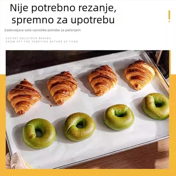 PE premazani pekarski papir za pećnicu, podloge za tijesto, kruh i kolače, neprijanjajući papir