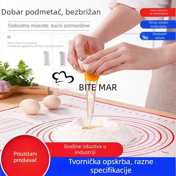 Platinski silikon za mijesanje tijesta, deblji, protuklizni, otporan na visoke temperature, silikon prehrambene kvalitete