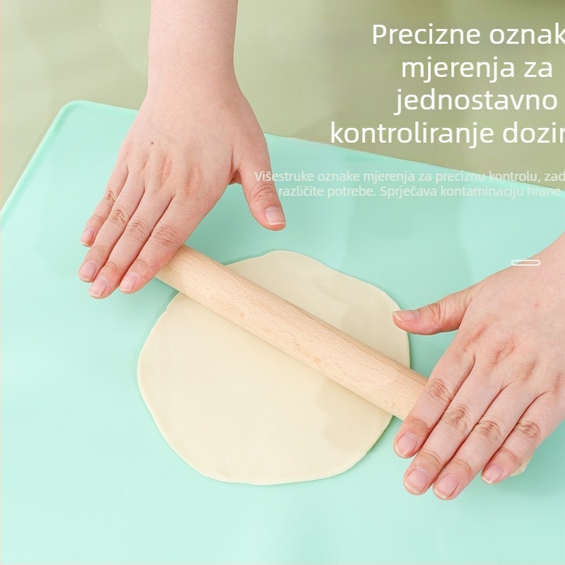 Silikonska podloga za mijesanje tijesta, kuhinjska vodootporna podloga za stol
