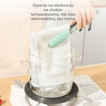 Silikonska podloga za mijesanje tijesta, hrana kvaliteta, debela površina za razvaljivanje tijesta i pečenje, neprijanjajuća