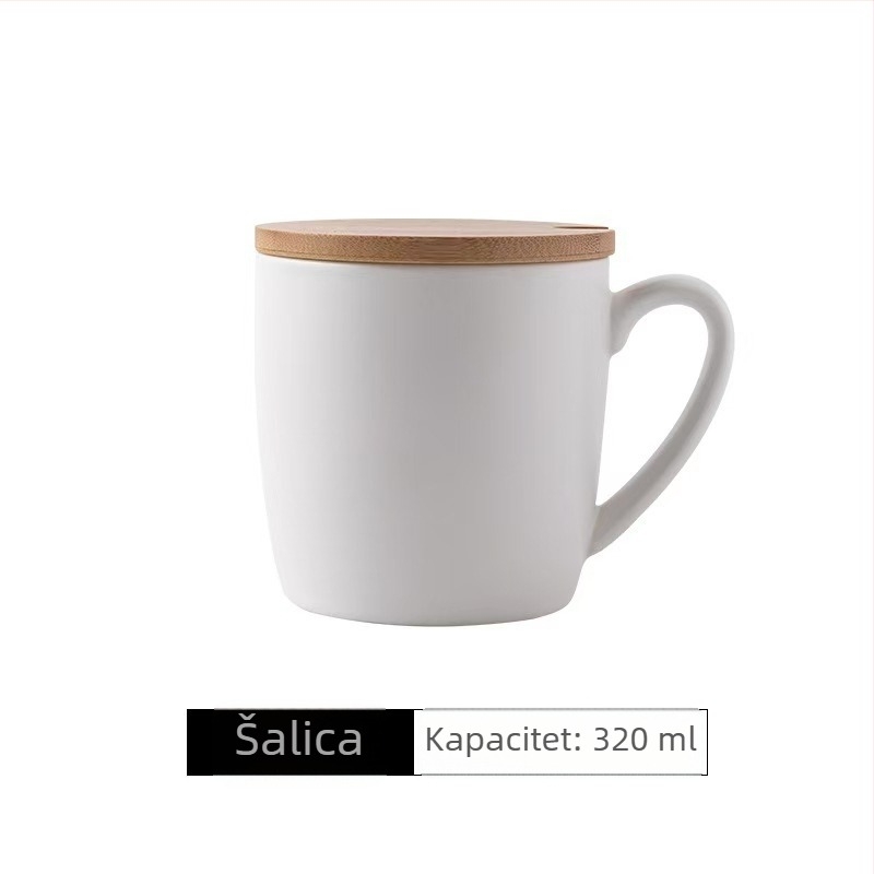 Set šalica za kavu latte art, keramičke, crne, za parove