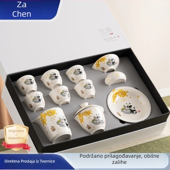 Prilagođeni gaiwan čajni set s logotipom – poslovni dar