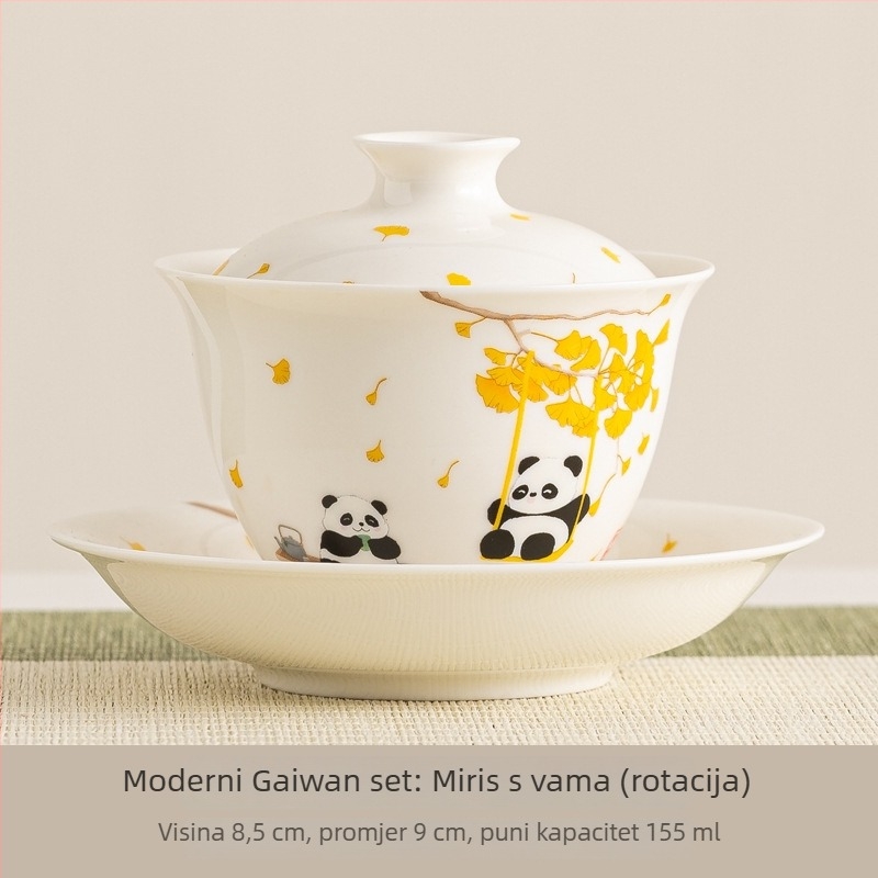 Prilagođeni gaiwan čajni set s logotipom – poslovni dar