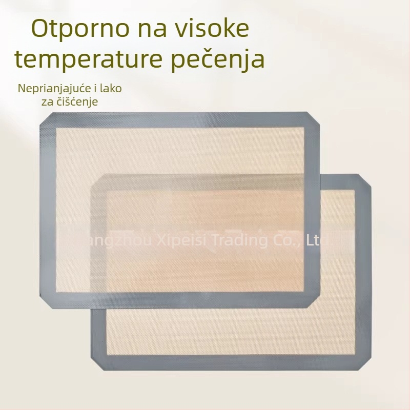Silikonska podloga za pečenje – neprijanjajuća, otporna na visoke temperature, za pečenje kolača i mijesiti tijesto. Dimenzije 42×29,5 cm i 30×20 cm.