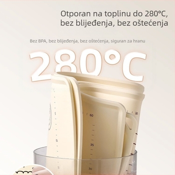 Debela silikonasta podloga za mijesanje tijesta, daska za tijesto i daska za razvlačenje za kućnu upotrebu