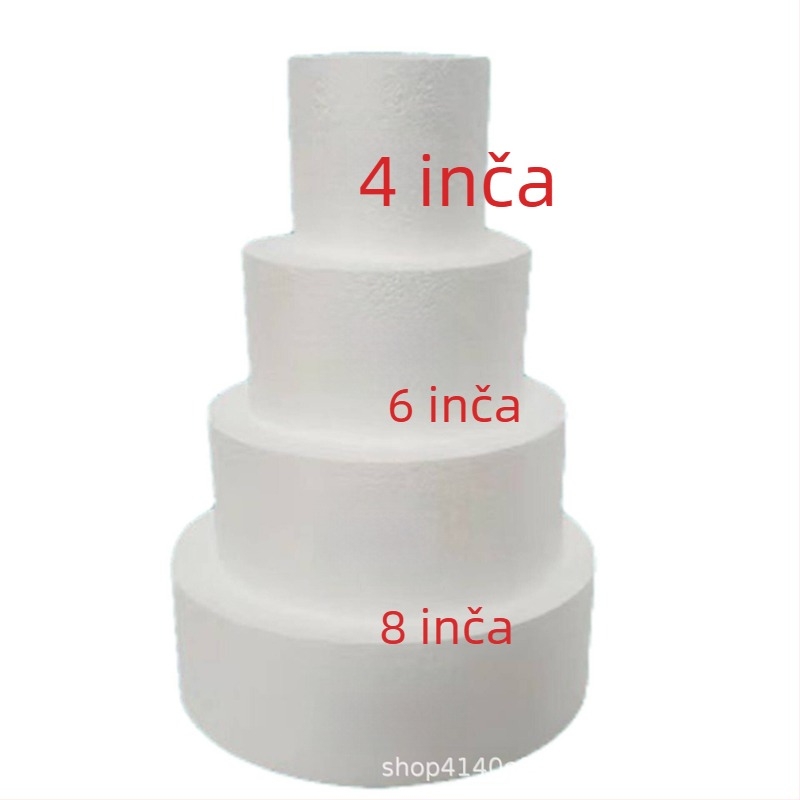 Model od pjene torte za fondantnu dekoraciju, kalup za pečenje, pjena baza, toranj od grickalica 4–12 inča