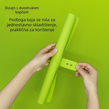 Silikonska podloga za tijesto, veliko, protuklizna ravna površina, daska za tijesto i pečenje kolača