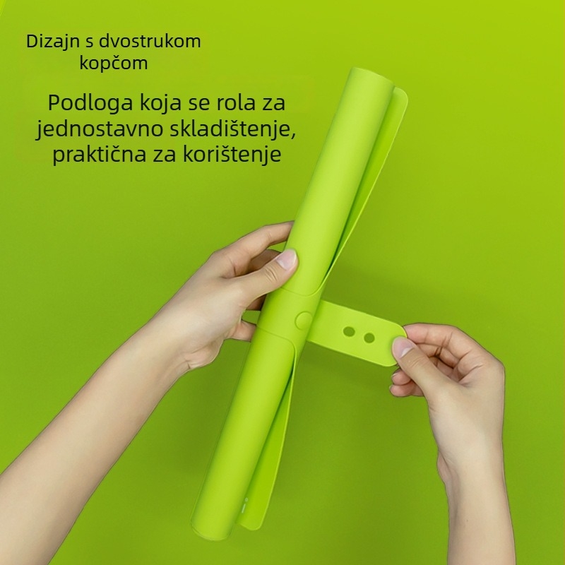 Silikonska podloga za tijesto, veliko, protuklizna ravna površina, daska za tijesto i pečenje kolača
