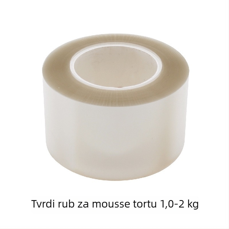 Prozirni samoljepljivi rub za golu tortu s mousse rubom
