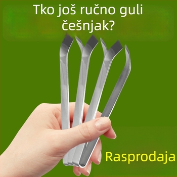 Nehrđajući čelik 410: uklanjivač češnjaka i višefunkcijski kuhinjski klips s pincetom