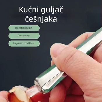Klipsa od nehrđajućeg čelika za ljuštenje češnjaka