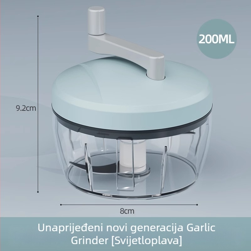 Ručna presa za češnjak, mljevenik za češnjak, sjeckalica za češnjak, oljuštivač češnjaka