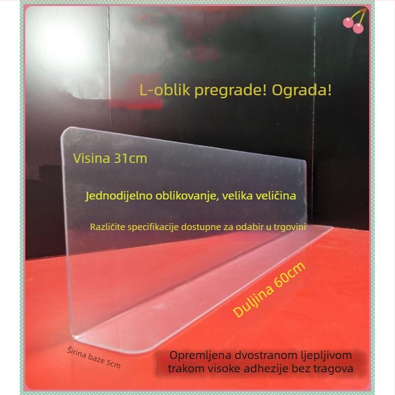 Prozirni plastični zaštitnik sudopera protiv prskanja