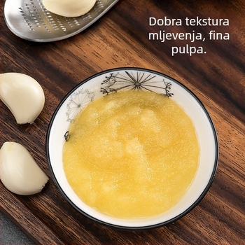 Ručni mlin za đumbir i češnjak, nehrđajući čelik, kuhinjski uređaj za pastu od đumbira i sok od đumbira