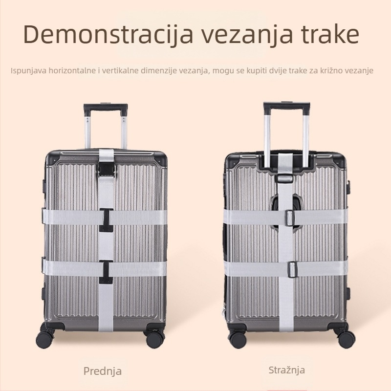 Pojas za prtljagu s križnim pričvršćivanjem i jačim učvršćenjem
