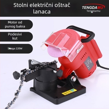 Profesionalni stolni stroj za oštrenje lanaca pilu, alat za oštrenje lanaca