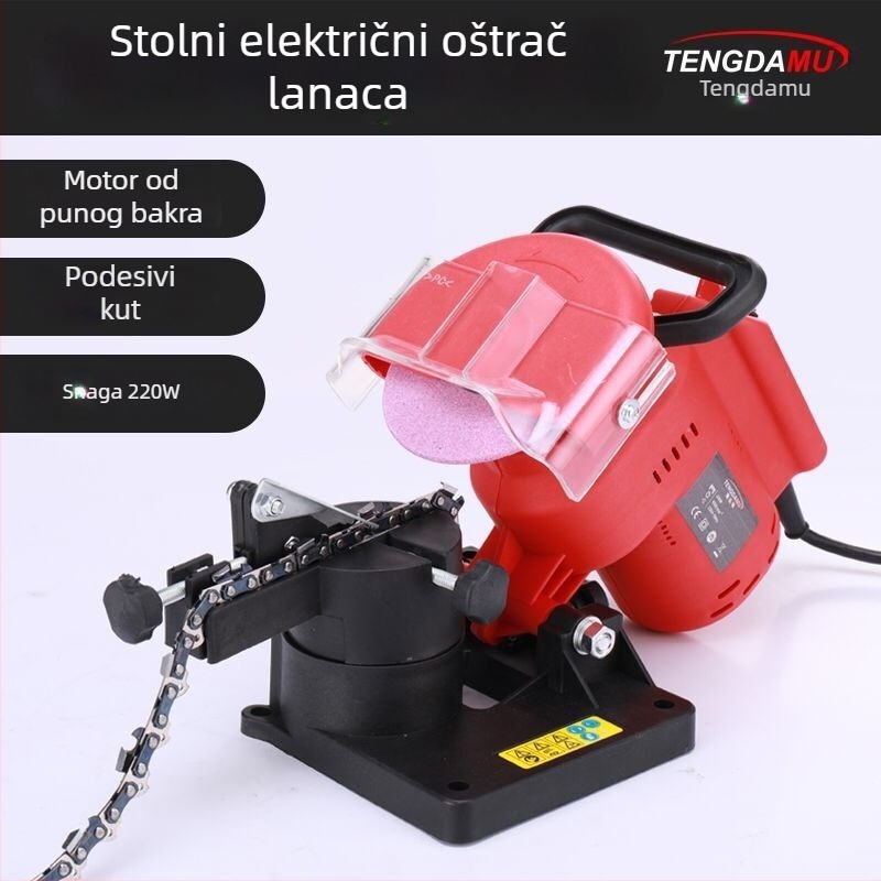 Profesionalni stolni stroj za oštrenje lanaca pilu, alat za oštrenje lanaca