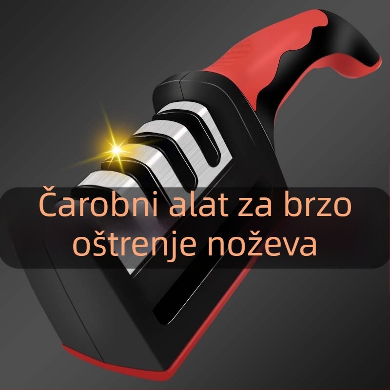 Set za oštrenje nože: kućni kamen za oštrenje, profesionalni oštrač kuhara, brzi držač za oštrenje, višenamjenski alat za oštrenje oštrine