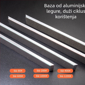 Dijamantni brusni kotač s bakrenom bazom i aluminijskim kućištem, SYTOOLS, za kućne kuhinjske noževe i noževe za vanjsku upotrebu