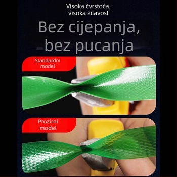 Plastično-čelična traka za pakiranje 1608, ručna, zelena, PET traka za pakiranje