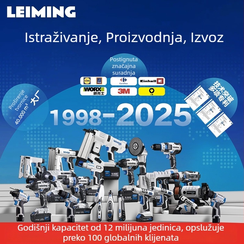 Leiming 20V mokri električni oštrač noževa – višenamjenski kompaktni kućni oštrač za kuhinjske nože