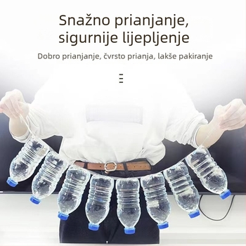 Bijela prozirna pakirajuća traka, velika rola, snažno ljepilo za brtvljenje
