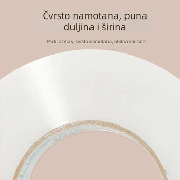 Bijela prozirna pakirajuća traka, velika rola, snažno ljepilo za brtvljenje
