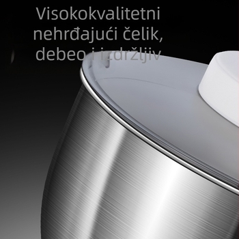 Električni uređaj od nehrđajućeg čelika za pranje i odcedivanje voća i povrća, velika kapaciteta