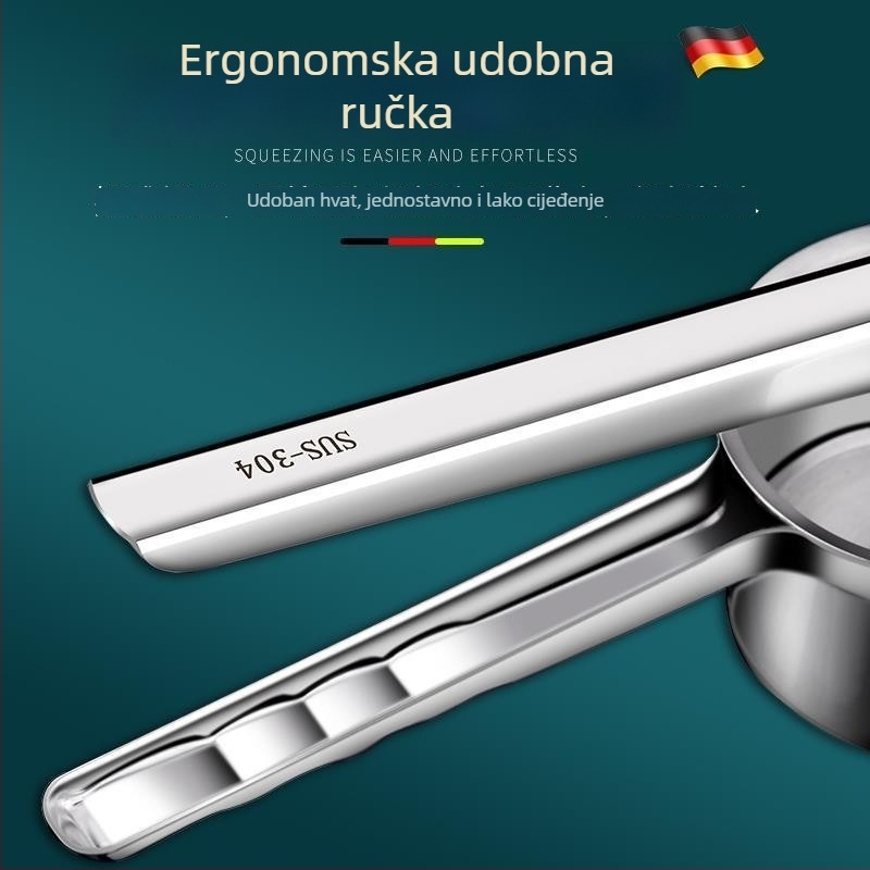 Ručni iscijeđivač od nehrđajućeg čelika za limune i naranče – kućna kuhinja