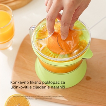 Ručni sokovnik za voće – kompaktnog dizajna, od ABS plastike, ručno cijedi naranču i limun, višestruka funkcija