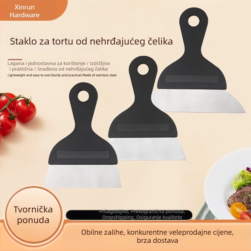Silikonska špahtla za pečenje i kuhanje: lopatica za tortu, lopatica za pizzu i palačinke, nož za tijesto, kuhinjski alat