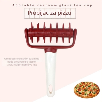 Nova oprema za pečenje: valjak za pizzu s otvorima za ventilaciju, igličasti kotačić za tijesto, kotačić za kekse s iglama