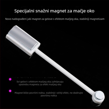 Set magnets Cat-Eye za gel nokte – alat s dvostrukim magnetom za efekt Cat-Eye, poboljšan i snažan